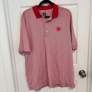 Page & Tuttle XL Men’s Pink and Gray Golf Shirt